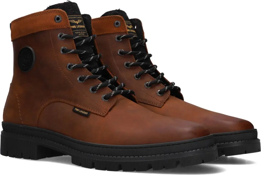 PME Legend Lexingter Cognac Heren Veterschoenen - 44