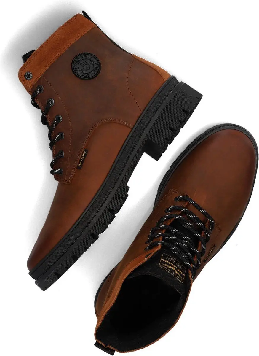 PME Legend Lexingter Cognac Heren Veterschoenen - 44