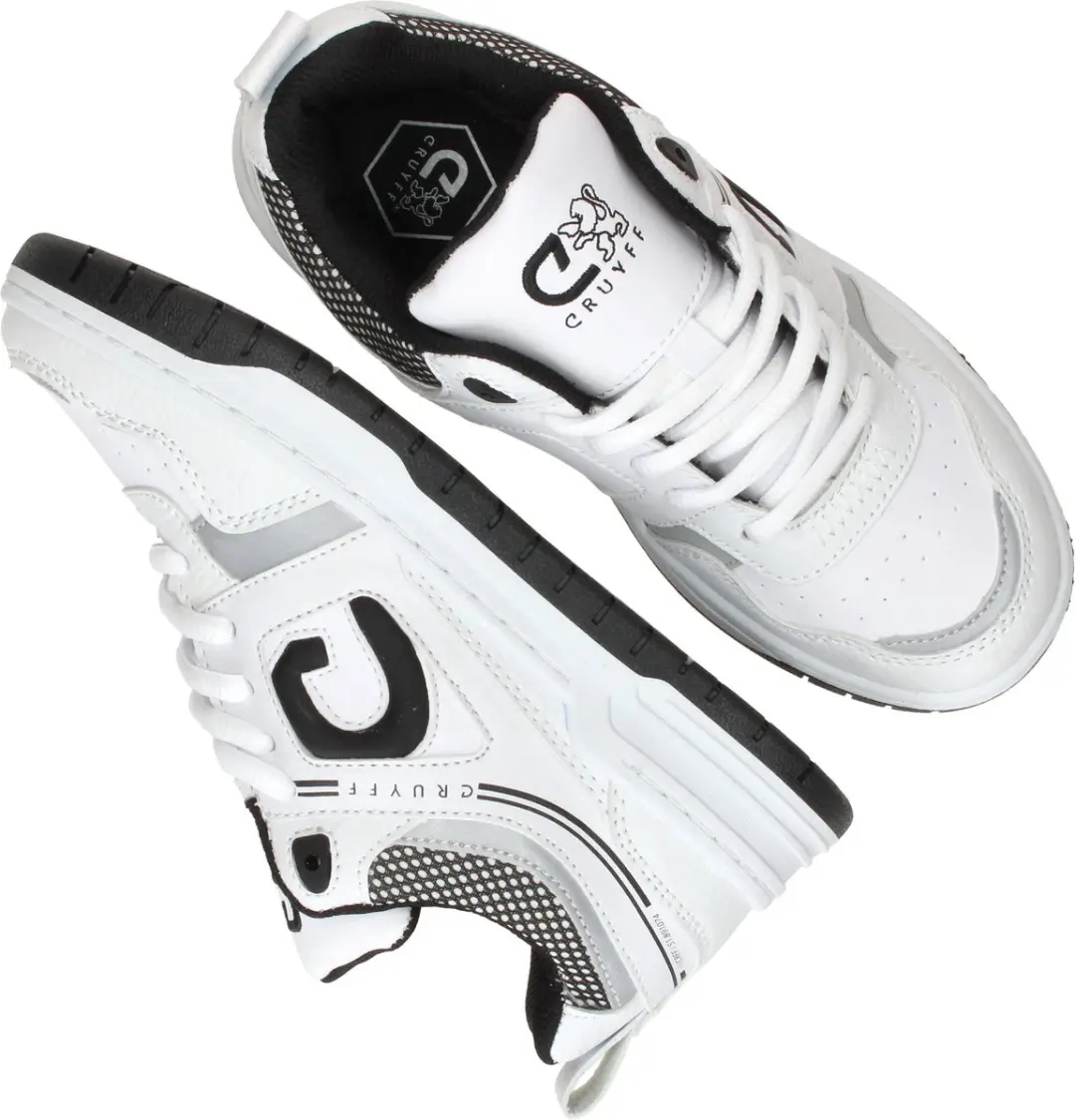 Cruyff Junior Raval Sneakers - Wit - Maat 35 - afbeelding 6 van 6