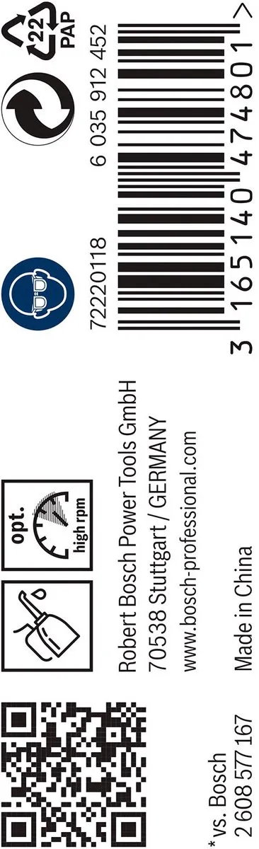 Bosch Professional ST. LINE 2.1mm HSS-G Boortjes - 10 Stuks