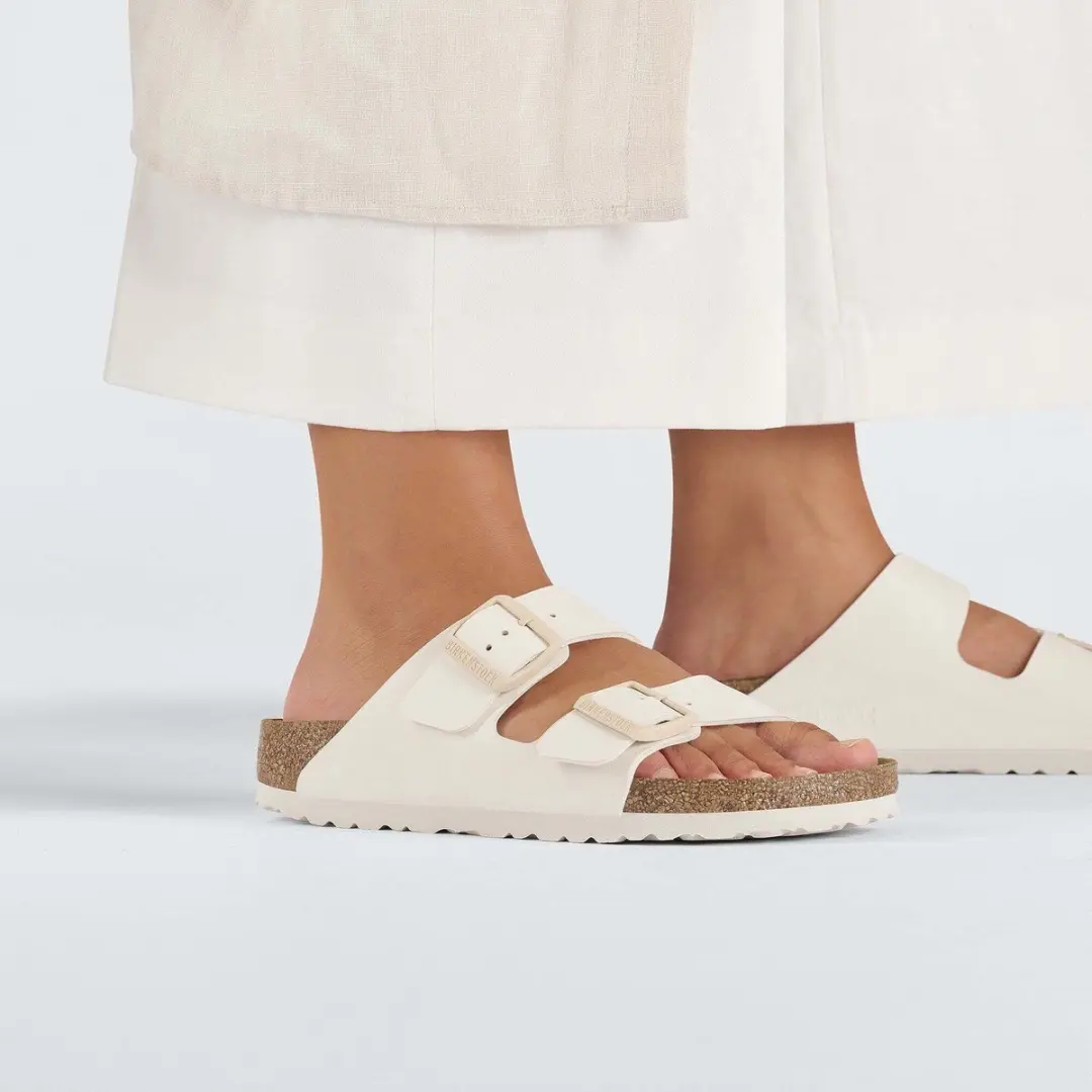 Birkenstock Arizona BS Slippers - Maat 39 - Eggshell - afbeelding 3 van 6