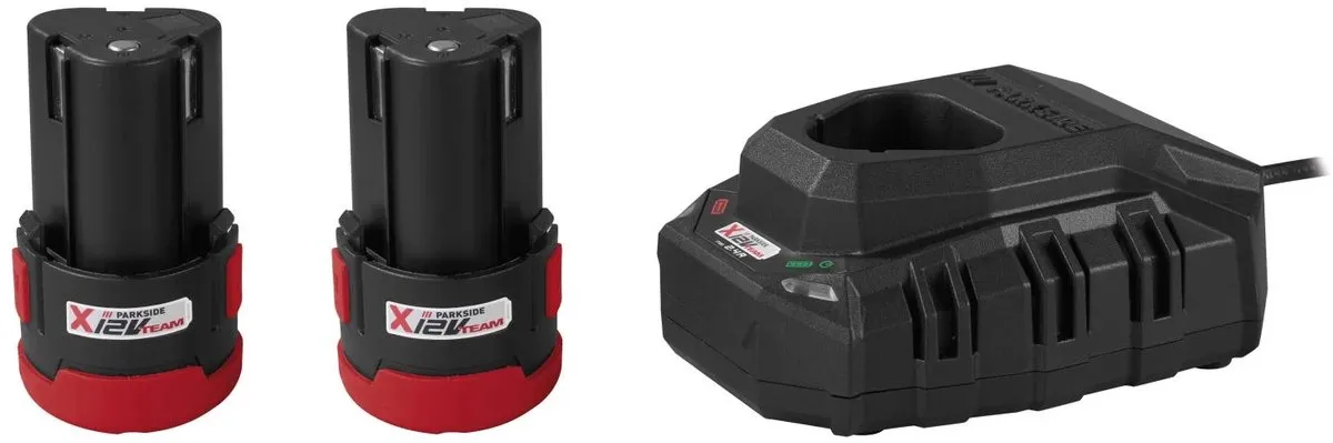 Parkside Performance Accu Schroefboormachine 12V - 2x 2000mAh - 2 snelheden