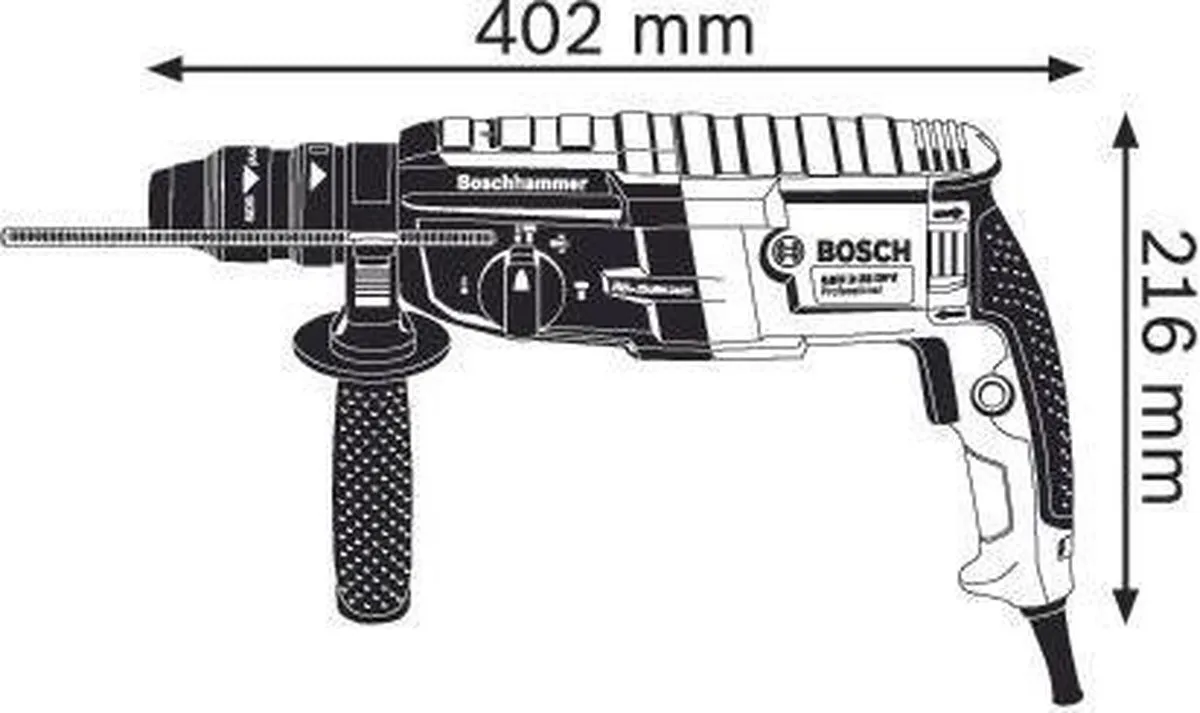 Bosch Professional GBH 2-28 F Boorhamer 880W