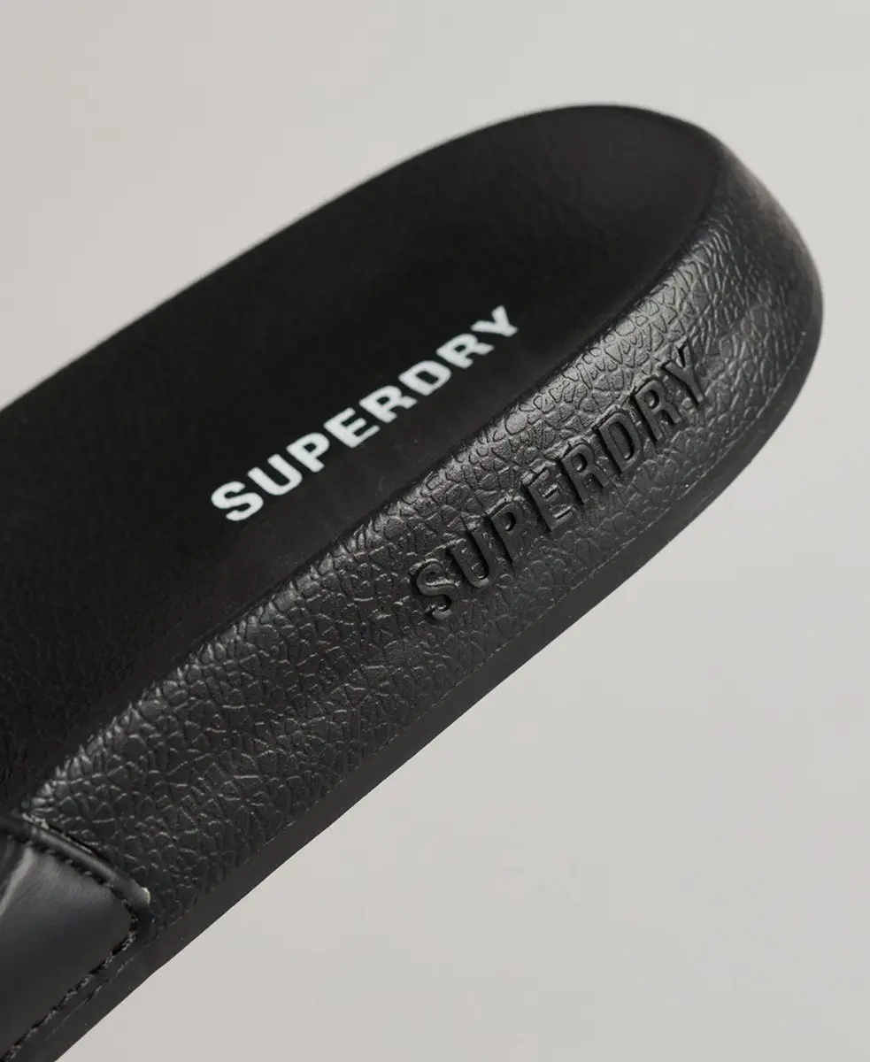 Superdry Core Badslippers Heren - 40/41 - Black/White - afbeelding 3 van 6