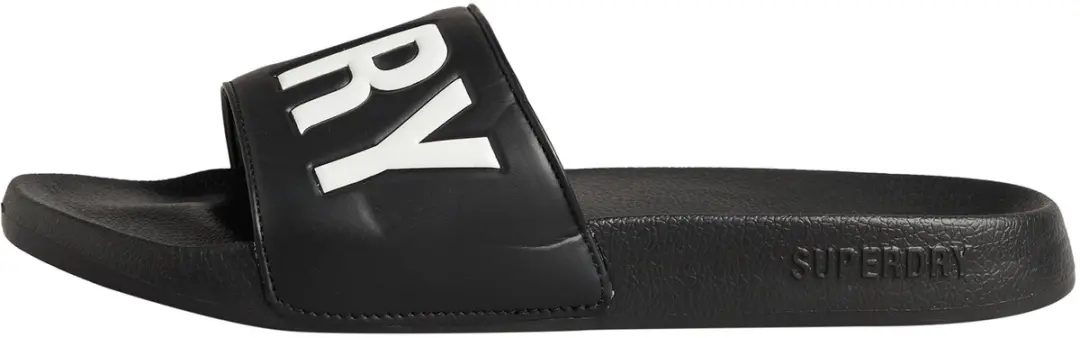 Superdry Core Badslippers Heren - 40/41 - Black/White - afbeelding 4 van 6