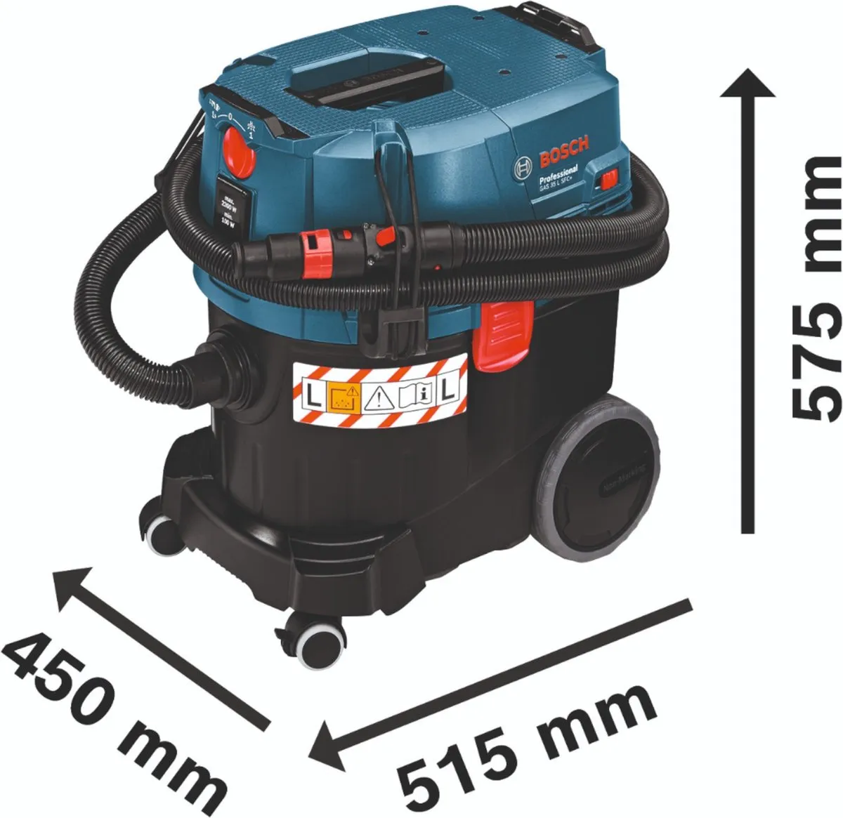Bosch Professional GAS 35 L SFC+ Stofzuiger - 1380W - 35L - afbeelding 6 van 6