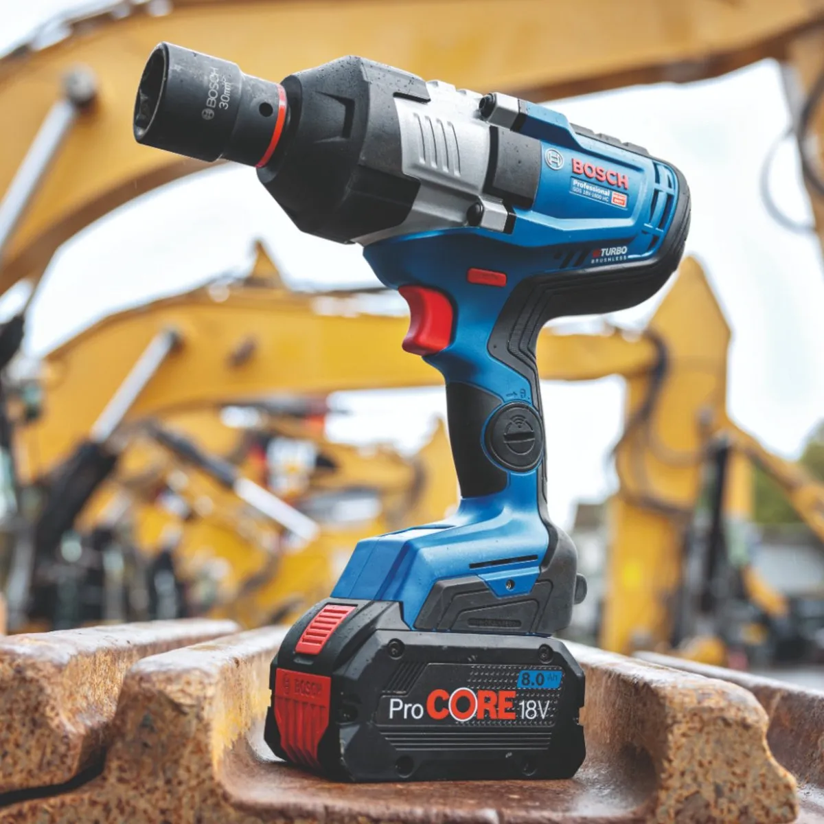 Bosch Professional GDS 18V-1600 HC Slagmoersleutel 1600Nm - 1x 4,0Ah Accu