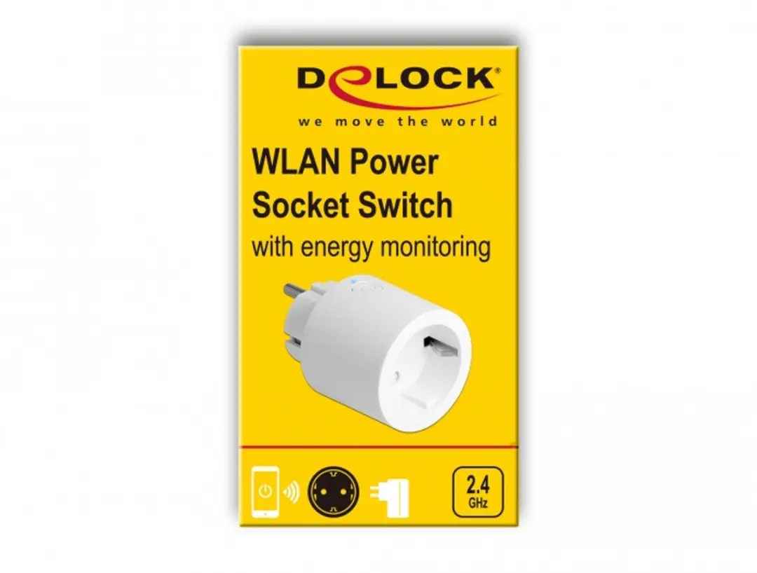 Delock 11827 WLAN Power Socket - MQTT - Energie Monitoring - Wit - afbeelding 5 van 6