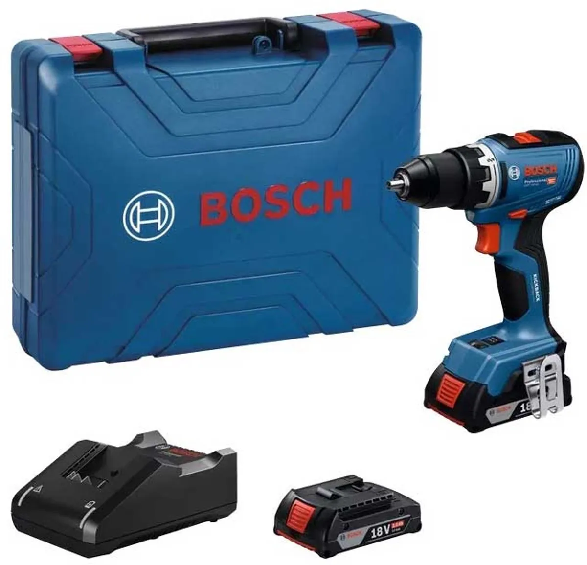 Bosch Professional GSR 18V-65 Accu Schroefboormachine - 18V 5.0Ah - 2 Snelheden