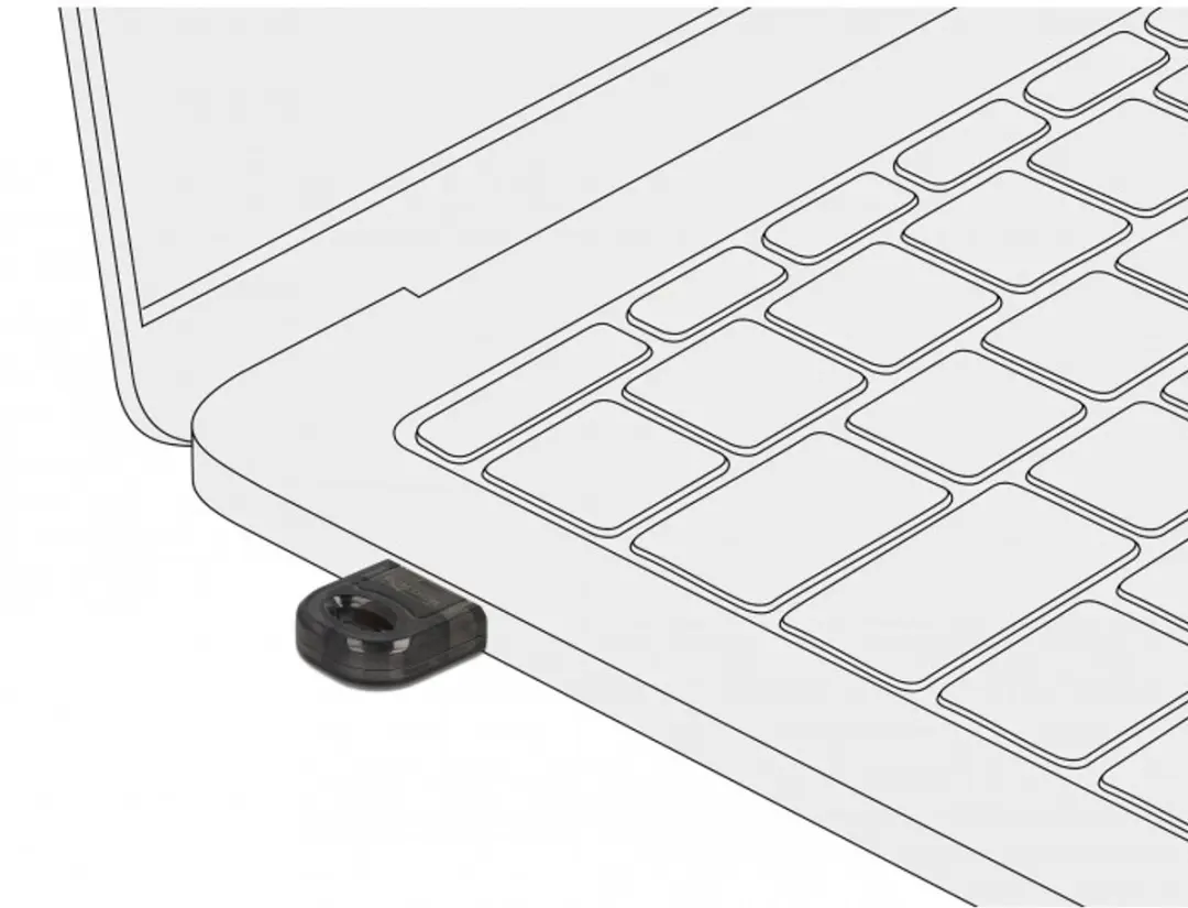 Delock USB 2.0 Bluetooth 5.0 Adapter 61012 - afbeelding 5 van 5