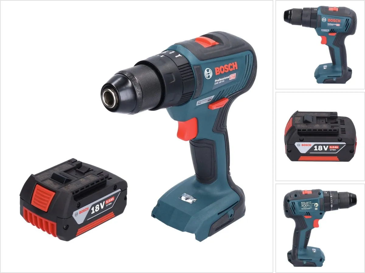Bosch Professional GSB 18V-55 Klopboormachine
