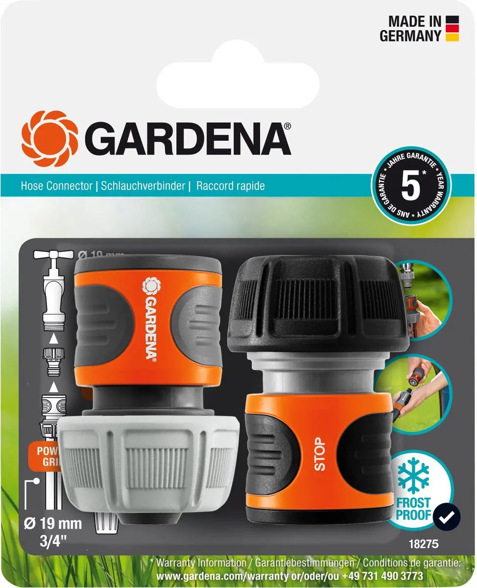 Gardena Kunststof Slangverbinding 19mm - 18275-20 - afbeelding 2 van 6