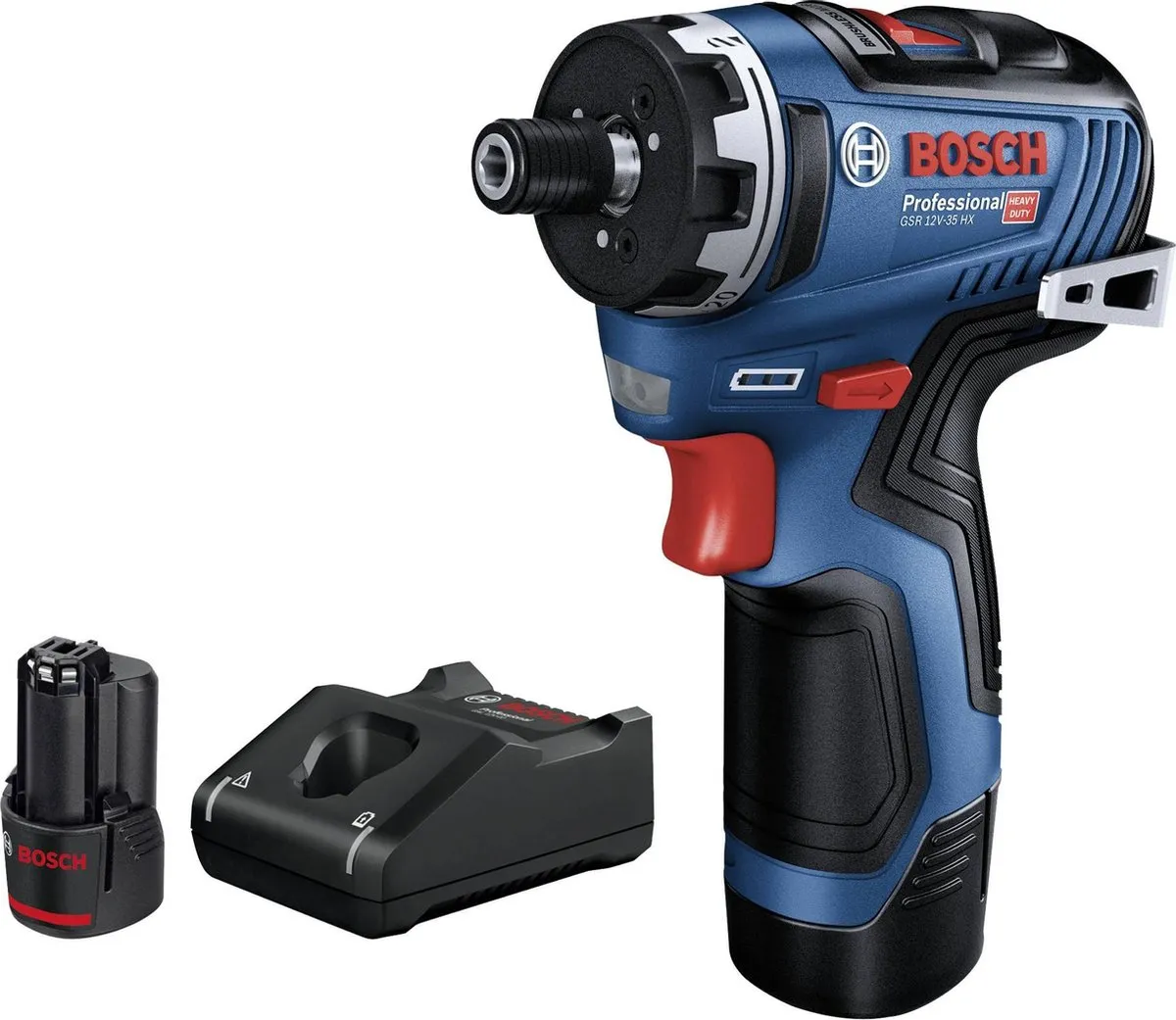 Bosch Professional GSR 12V-35 HX Accu Schroefboormachine - 2x 3000mAh
