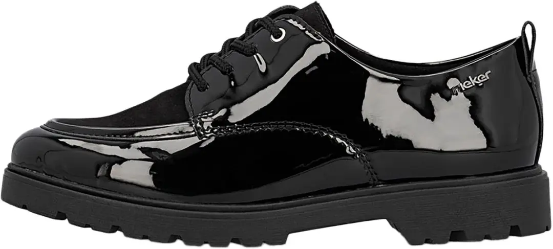 Softlack leren derbyschoenen