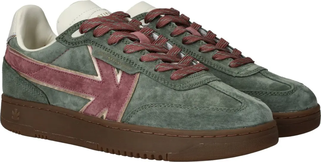 Kaotiko Boston V Dames Lage Sneakers - Groen - afbeelding 4 van 6