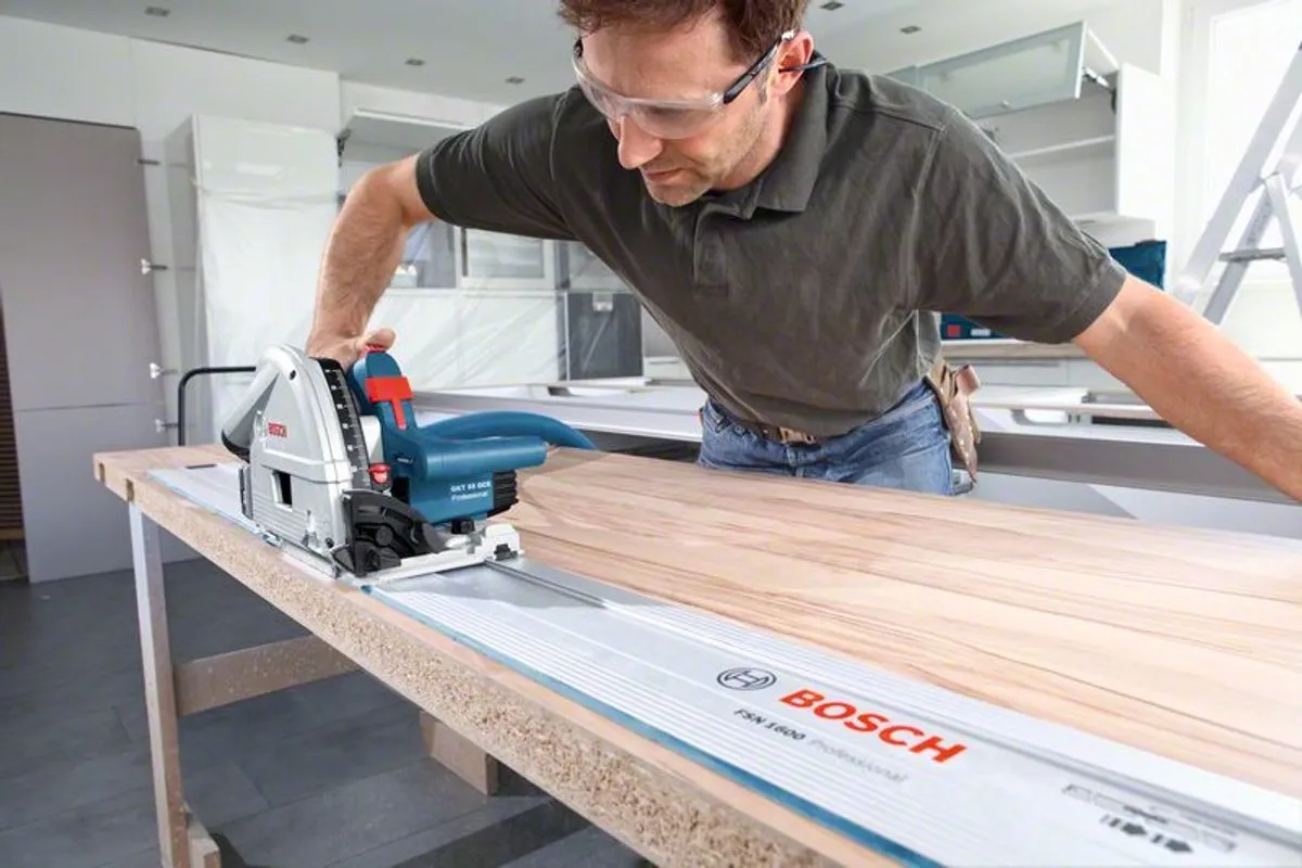 Bosch Professional GKT 55 GCE Invalcirkelzaagmachine 1400W - Hout