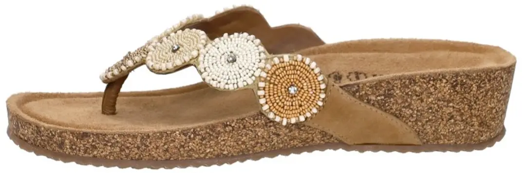 Lazamani Mare Teenslippers - beige - Maat 43 - afbeelding 3 van 6
