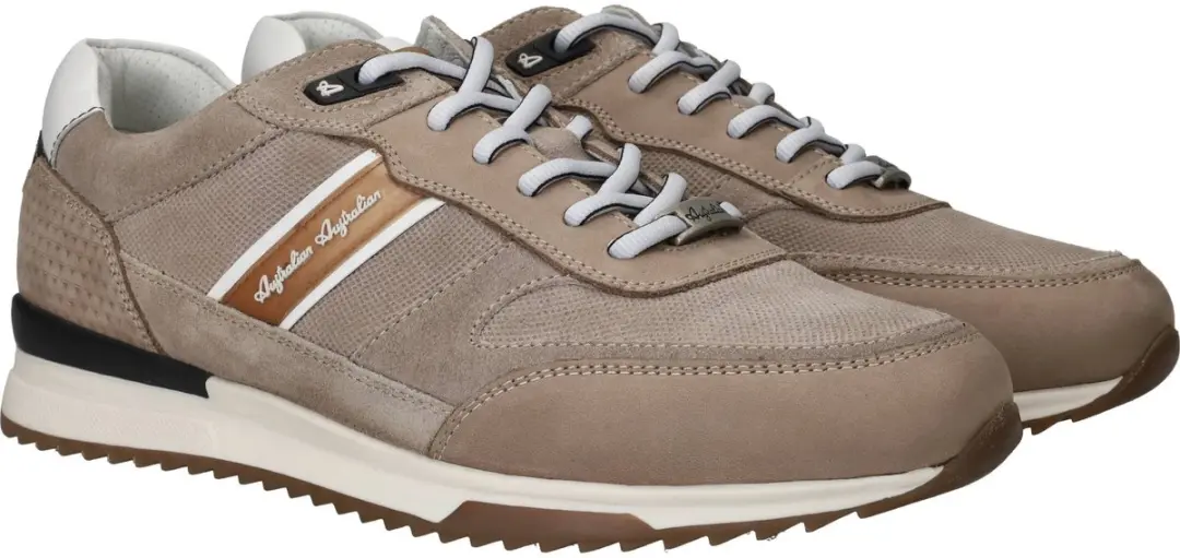 Australian Heren Filmon Sneakers - Maat 40 - Beige - afbeelding 4 van 6
