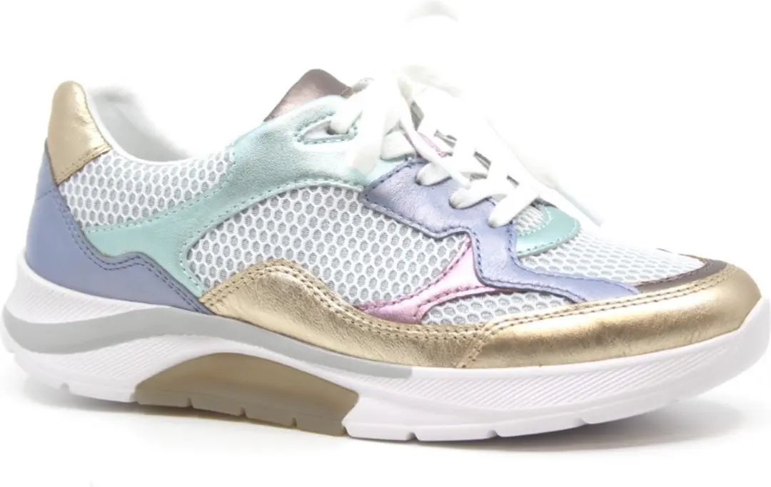 Gabor Rollingsoft Wit-Multi Sneaker