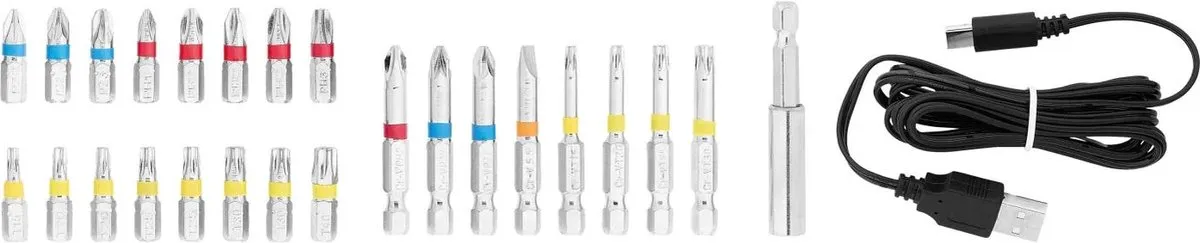PARKSIDE Accu-schroevendraaier 4V - 1500mAh - 24-delig bitset - afbeelding 6 van 6