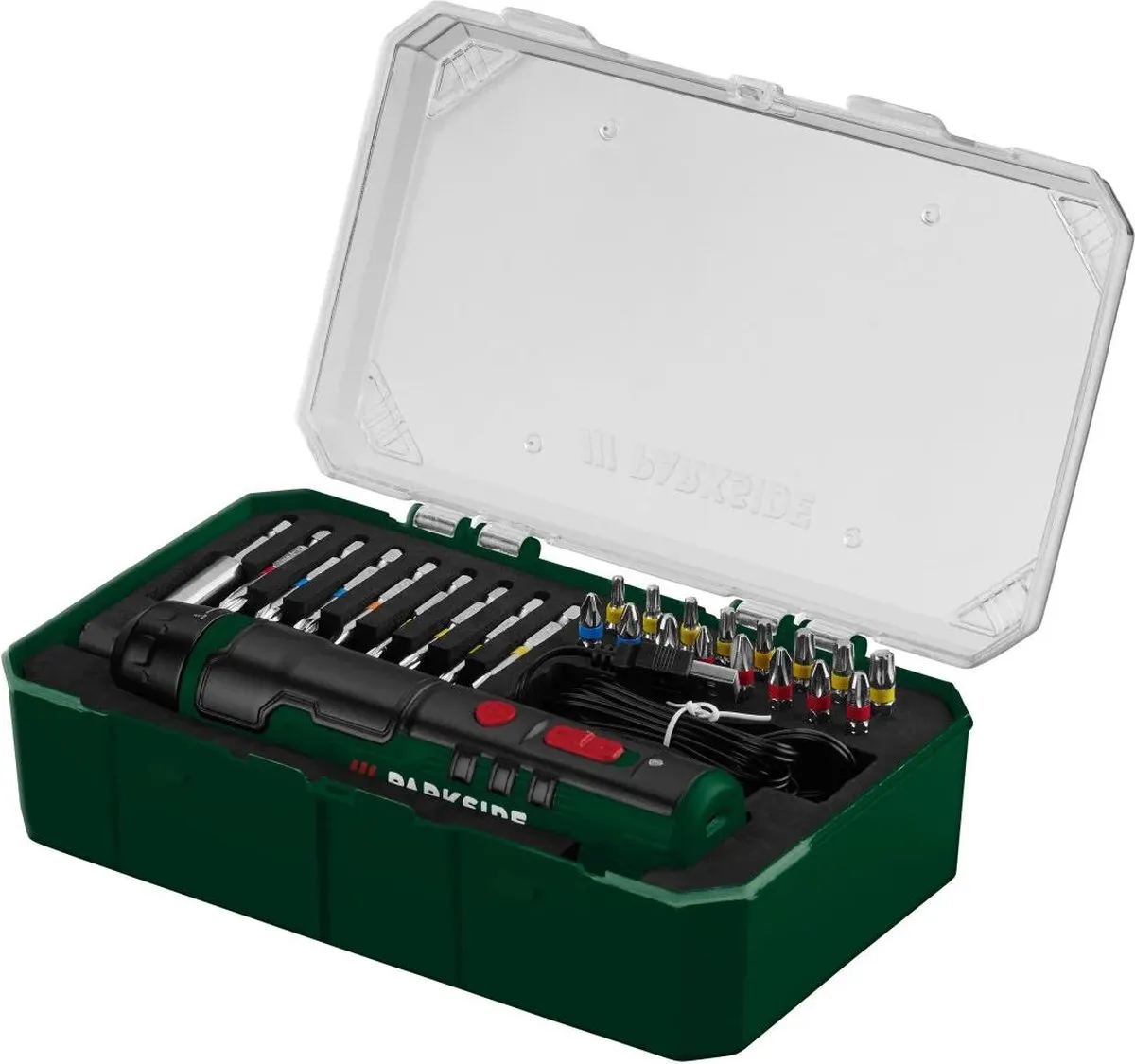 PARKSIDE Accu-schroevendraaier 4V - 1500mAh - 24-delig bitset