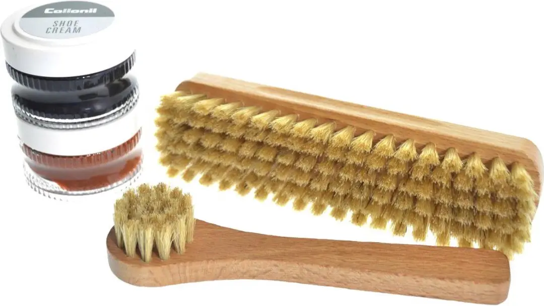 Collonil Schoenpoets set bestaande uit 1 schoenpoets zwart, 1 Schoenpoets cognac
