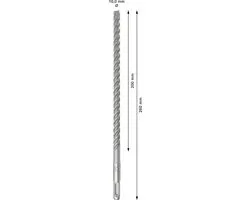 Bosch Professional SDS plus-5X Hamerboor 10x200x260 - Hout