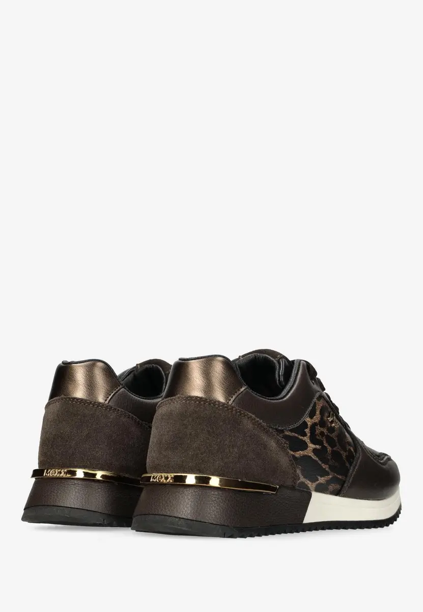 Mexx Sneakers Fleur Ellen MI001000953W-1101 Zwart / Bruin-39