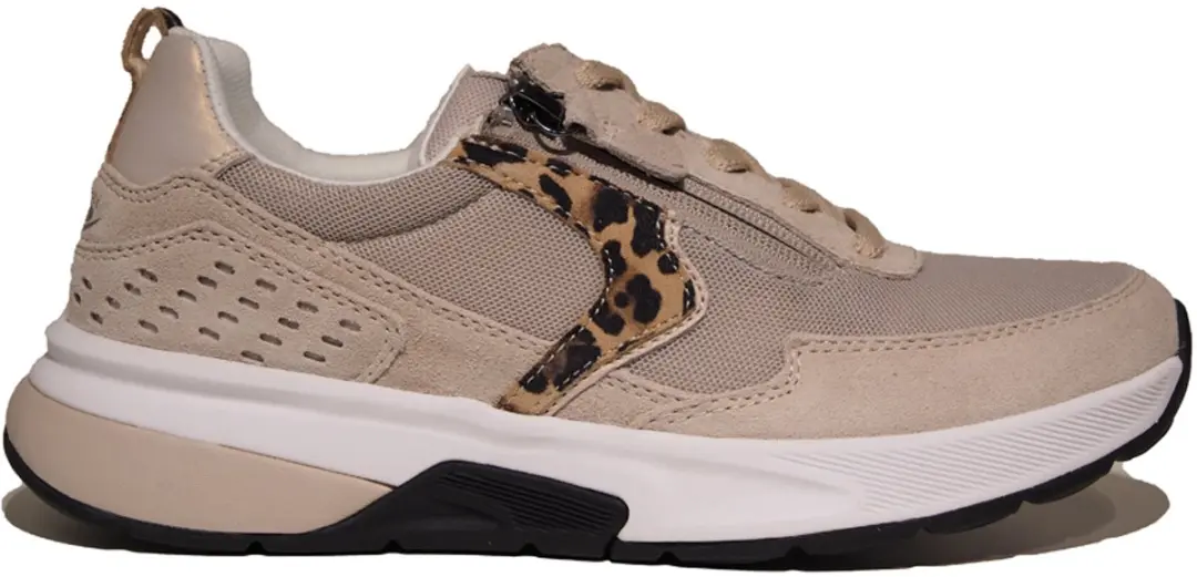 Gabor Rollingsoft Sneaker 66.848.33 Beige Print