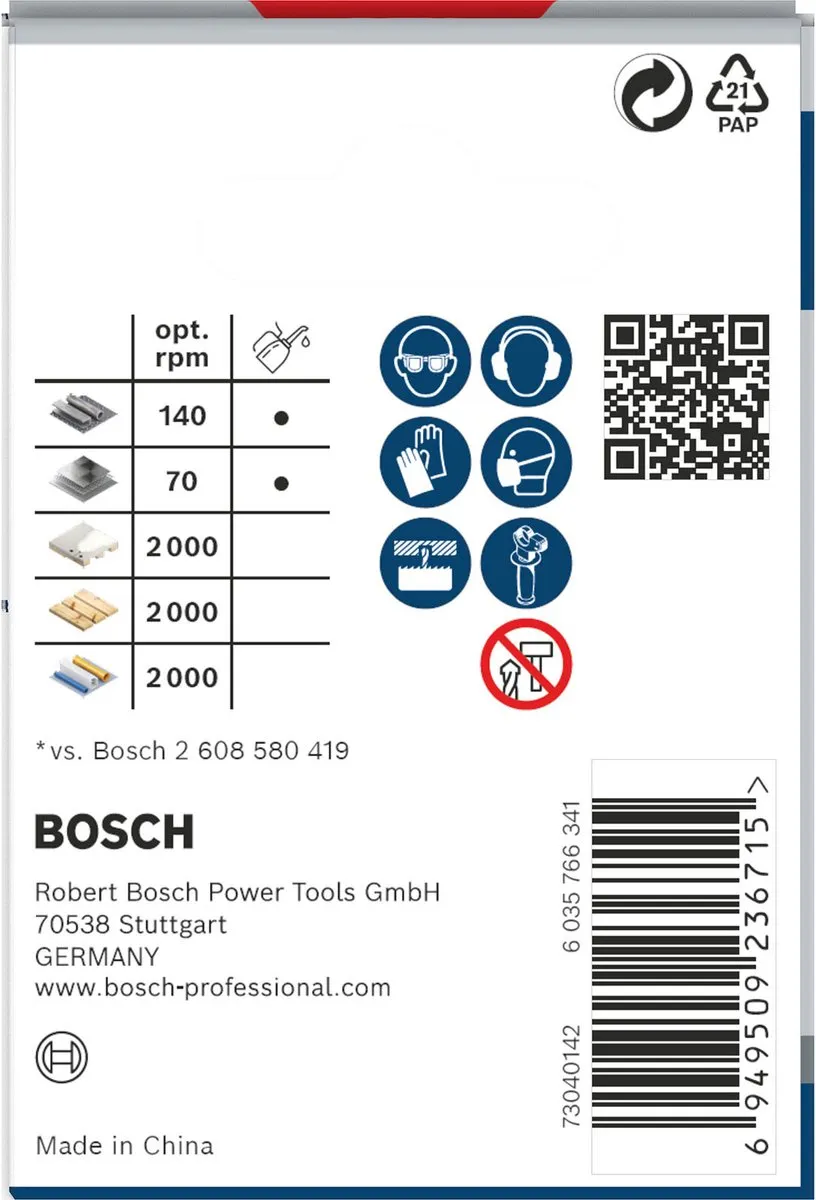 Bosch Professional Multimateriaal Gatenzaag 60mm - 26089