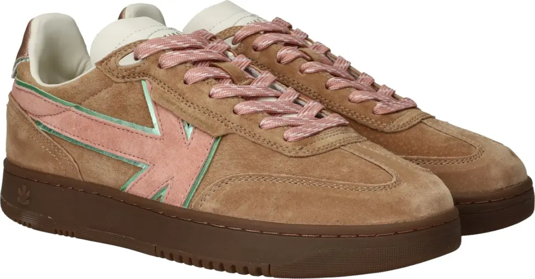 Kaotiko Boston V Dames Sneakers - Beige - afbeelding 4 van 6