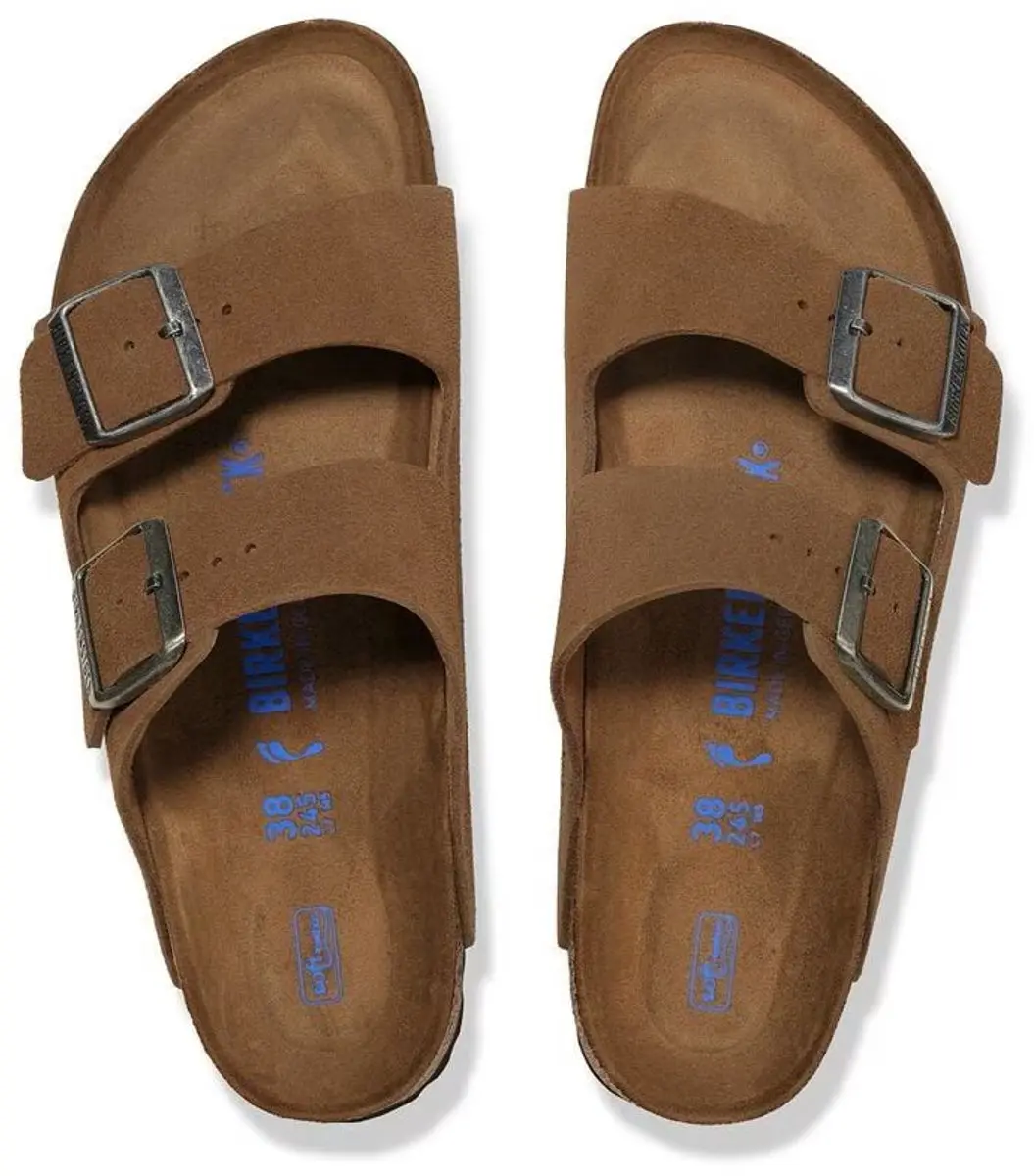 Birkenstock Arizona Soft Footbed Suede Slippers - 39 - afbeelding 6 van 6