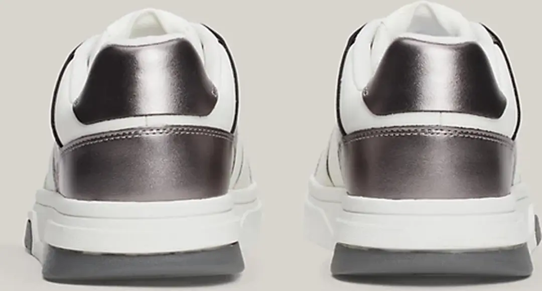 Tommy Hilfiger The Brooklyn Sneaker Leder - Dames - 38 Warm Stone - afbeelding 6 van 6
