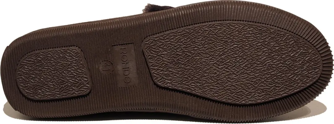 Rohde Heren Pantoffel 7160-72 - Mokka - Maat 41