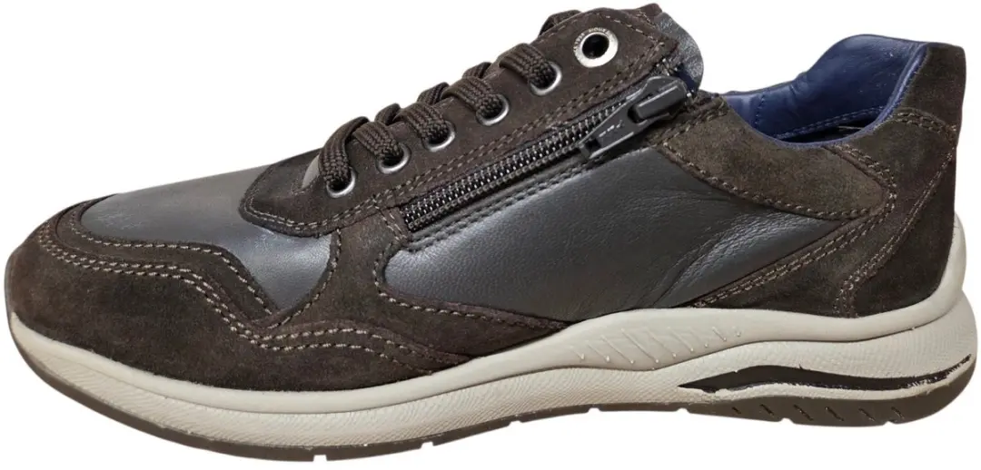 Sioux 12436 713J Sneakers - Bruin Leer/Suede - 42