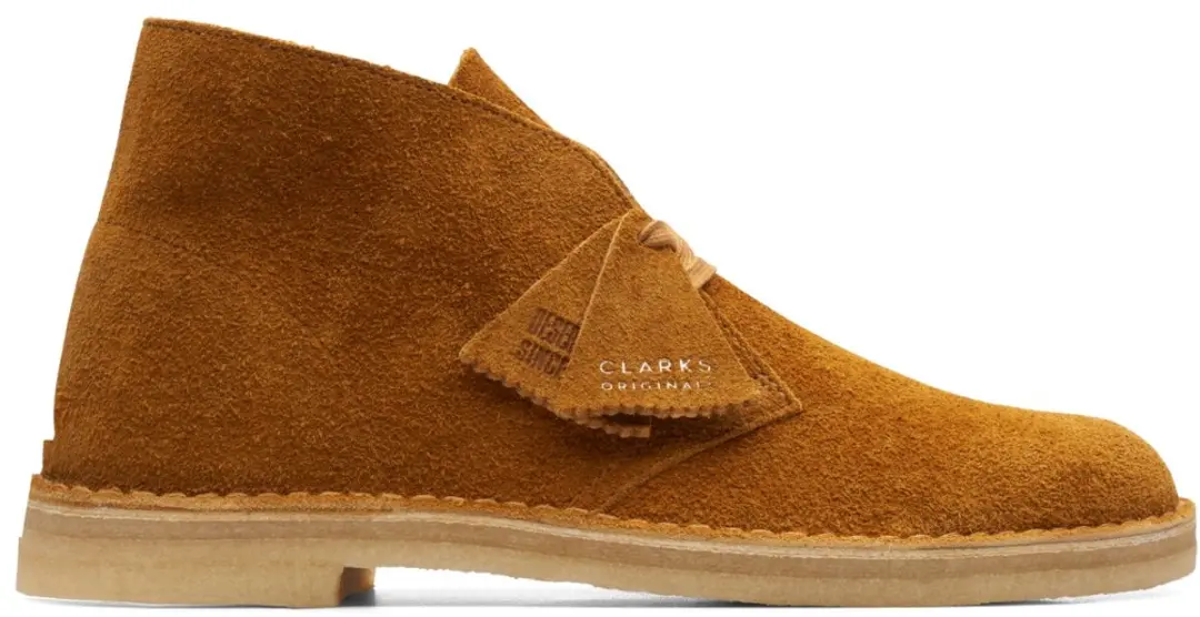 Clarks Veterboot Desert Boot Brown/Orange Suède