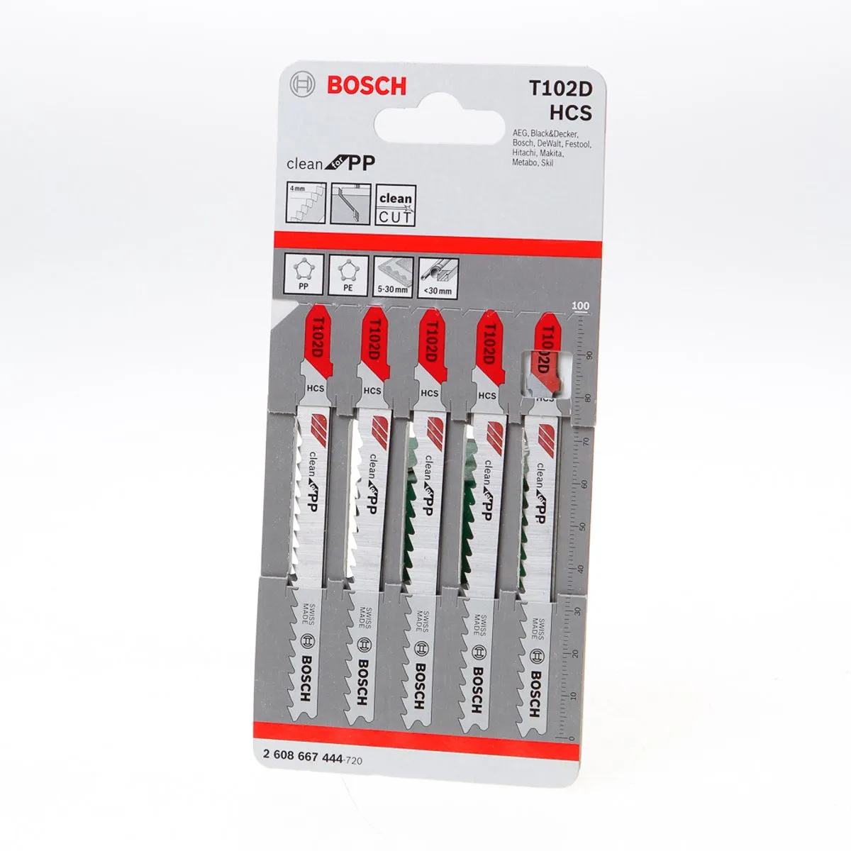 Bosch Professional T102D Decoupeerzaagblad - Kunststof - 1 Stuk