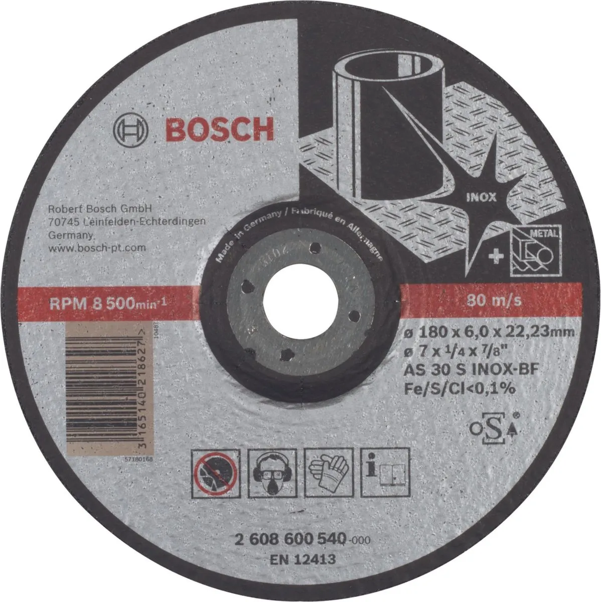 Bosch Professional ABS INOX 180X6