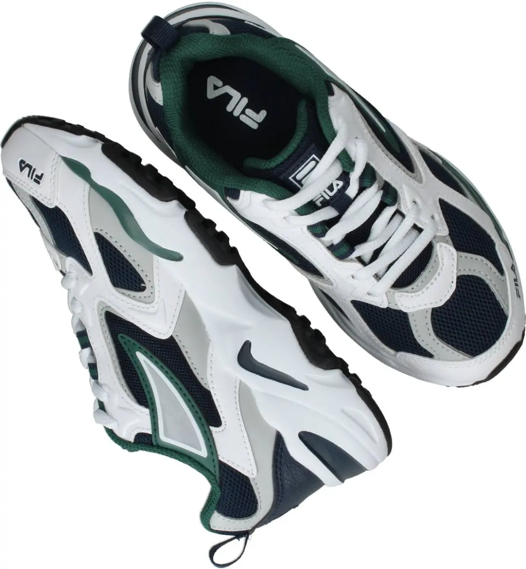 Fila Ray Tracer Sneakers Jongens - Wit - Maat 34 - afbeelding 6 van 6