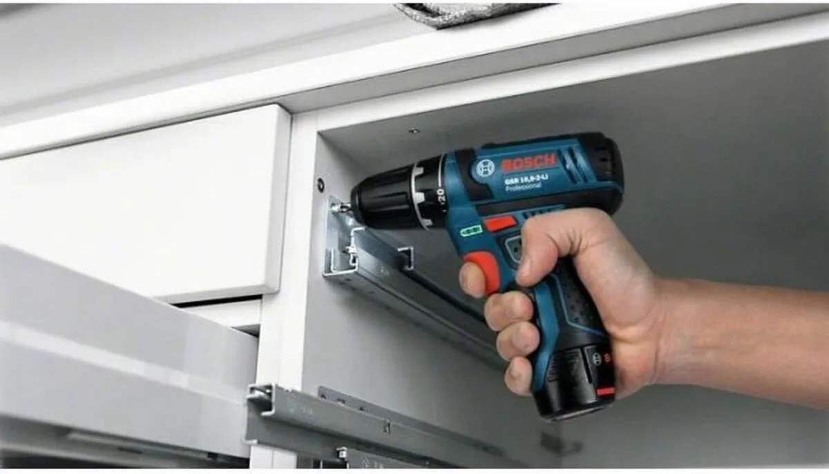 Bosch Professional GSB 12V-15 Accu Schroefklopboormachine - 2x Accu 2000mAh