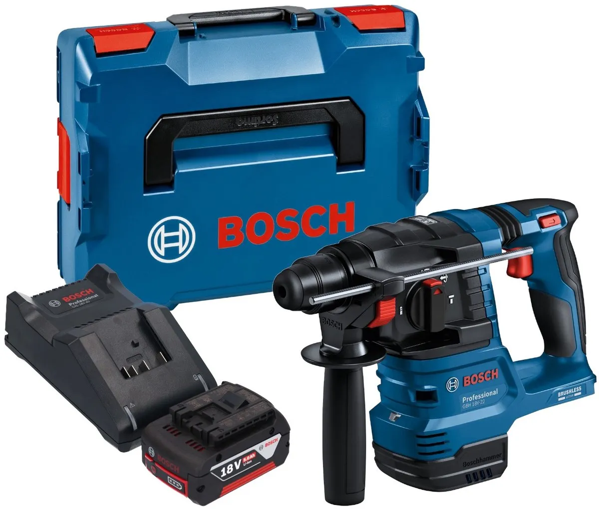 Bosch Professional GBH 18V-22 Accu-boorhamer SDS Plus