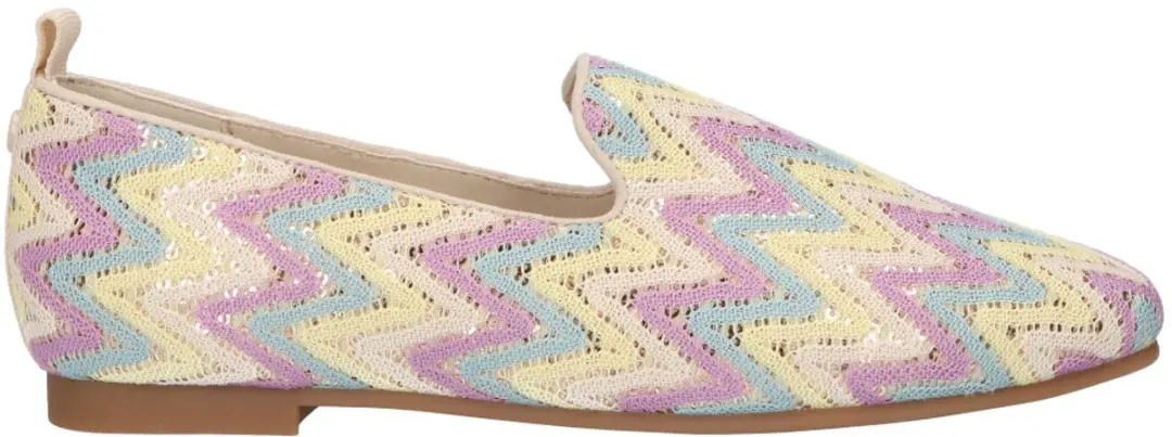 La Strada Loafer Multicolor Textiel