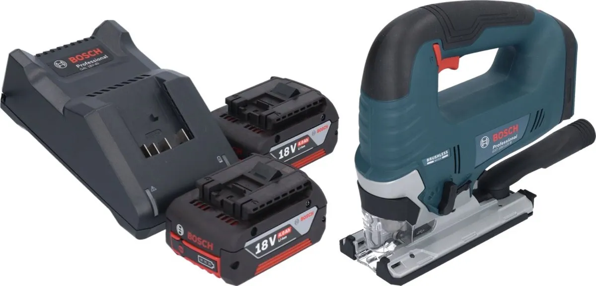Bosch Professional GST 18V-125 B Accudecoupeerzaag - 2x 4.0Ah + Lader