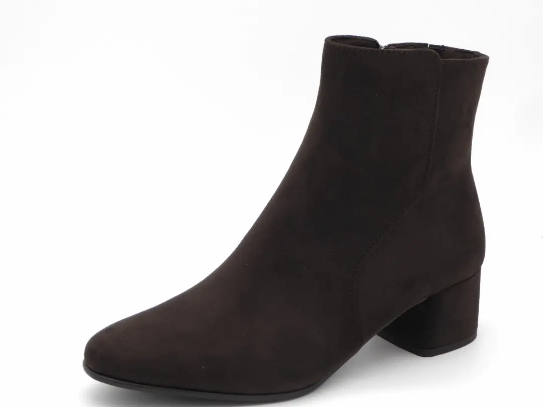 Marco Tozzi Dames Enkellaarsje 25364-304 - Donkerbruin - Maat 38 - afbeelding 2 van 6