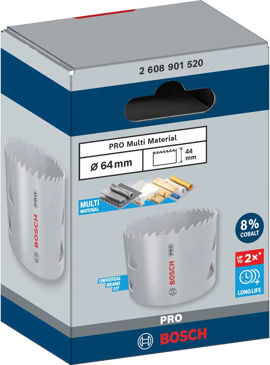 Bosch Professional Multi Materiaal Gatenzaag 64mm - 2608584844