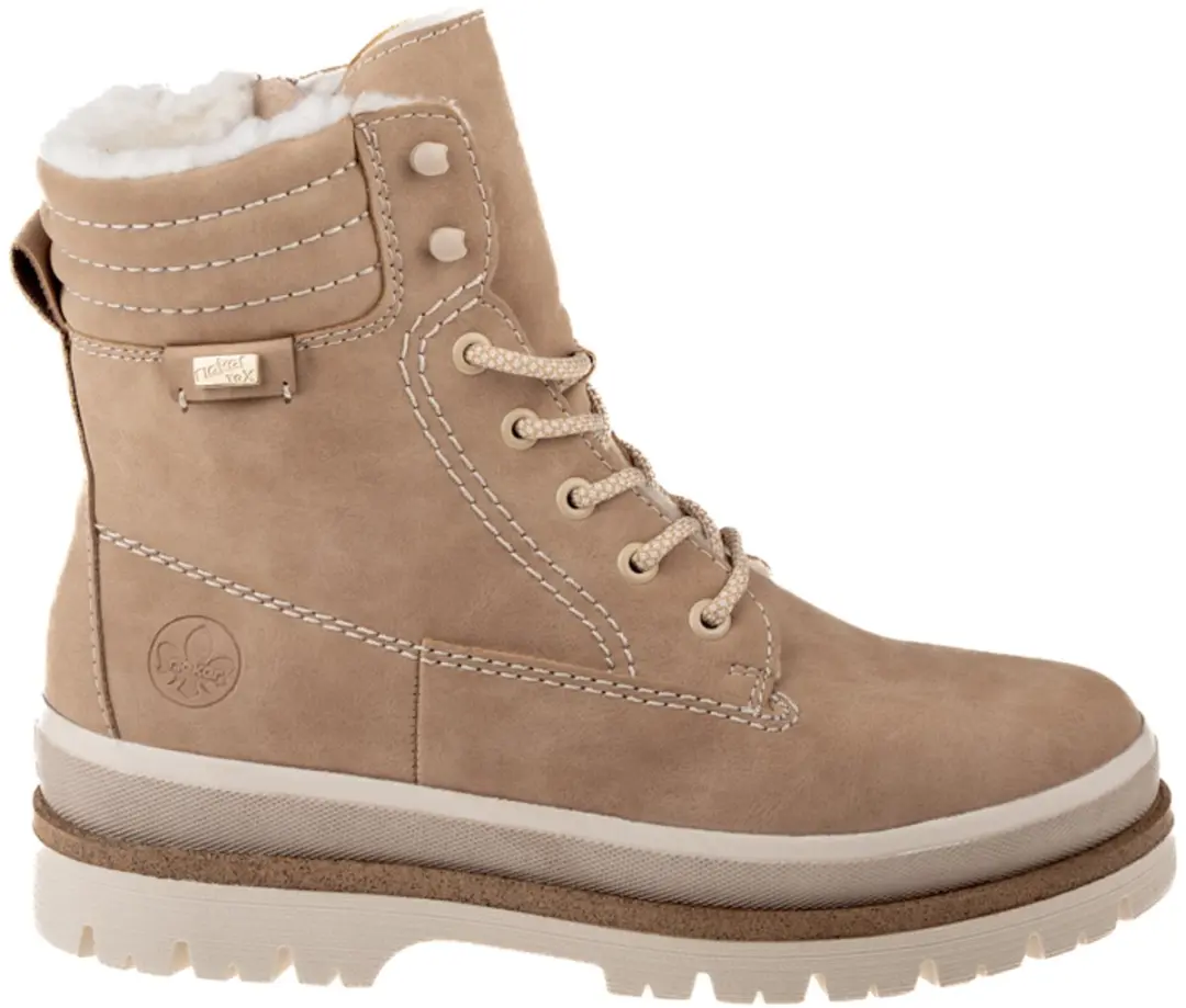 Rieker dames TEX-laarzen, gevoerd, beige, Y6225-60