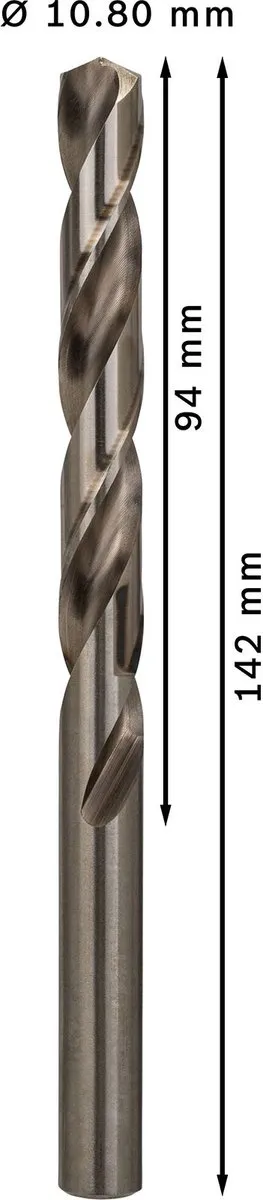 Bosch Professional ST. LINE 10.8mm HSS-G Metaalboor - 5 Stuks