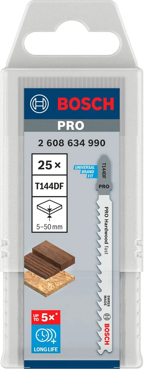 Bosch Professional DECOUPEERZB T144DF 25 - Metaal - 25 Stuks