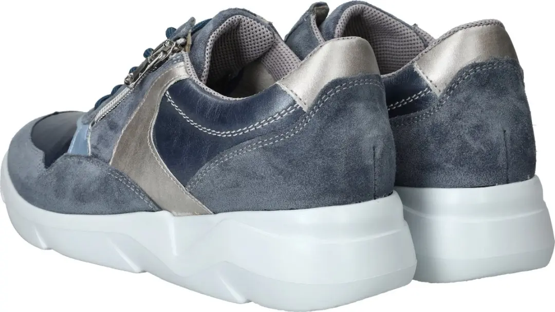 Wäldlaufer Funky Dames Sneakers - 40½ - Blauw - afbeelding 4 van 5