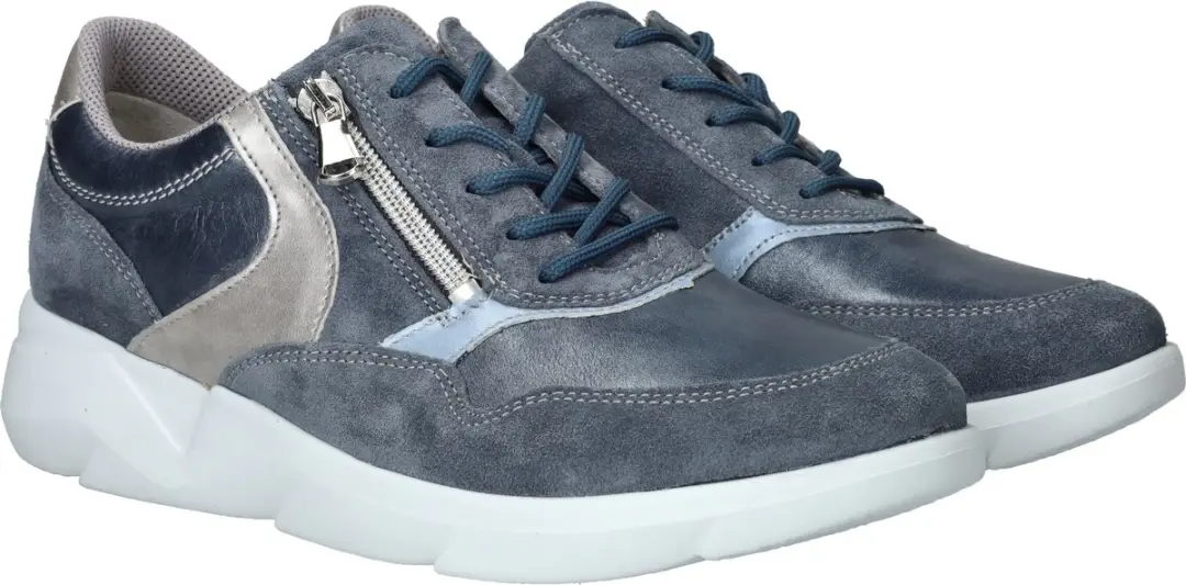 Wäldlaufer Funky Dames Sneakers - 40½ - Blauw - afbeelding 2 van 5